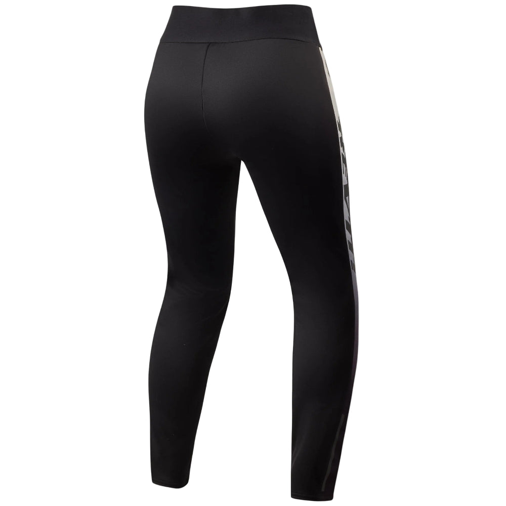 Black leggings on a white background