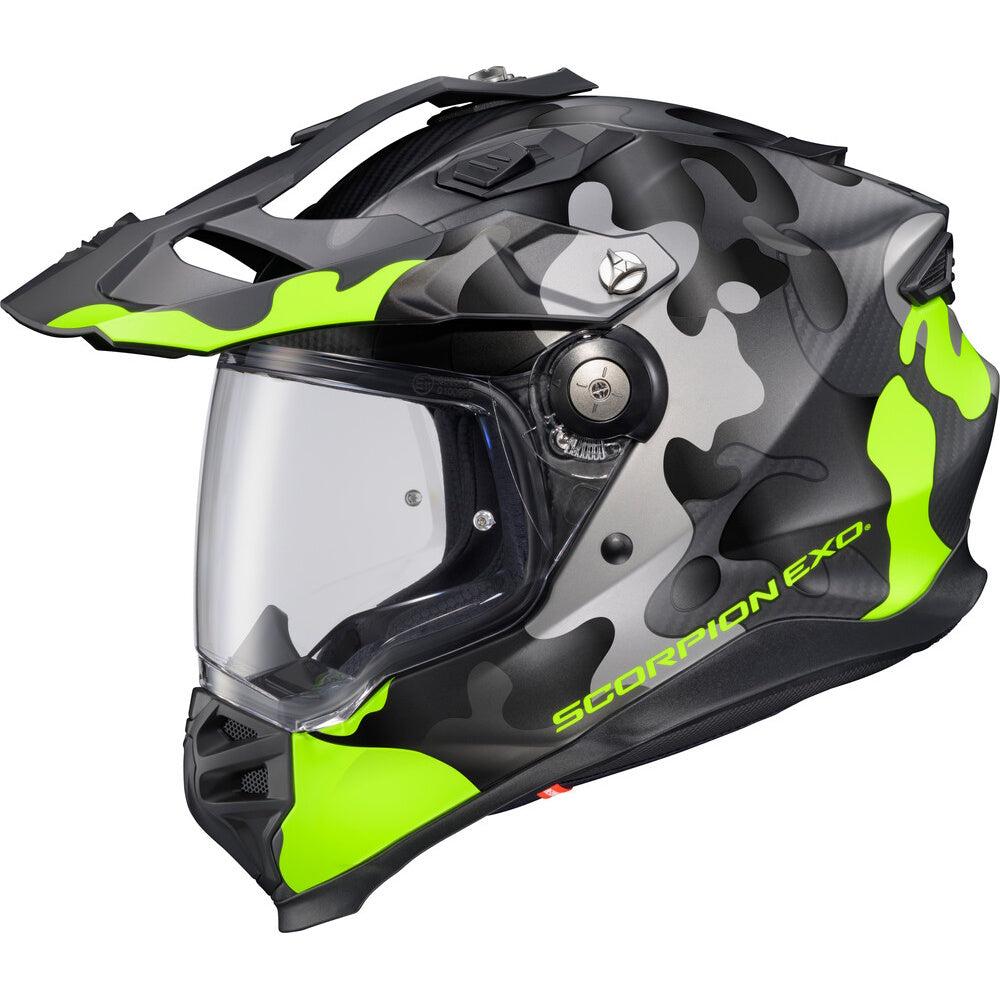 Scorpion EXO XT9000 Carbon Full Face Helmet | Gilley Hi-Vis/Grey
