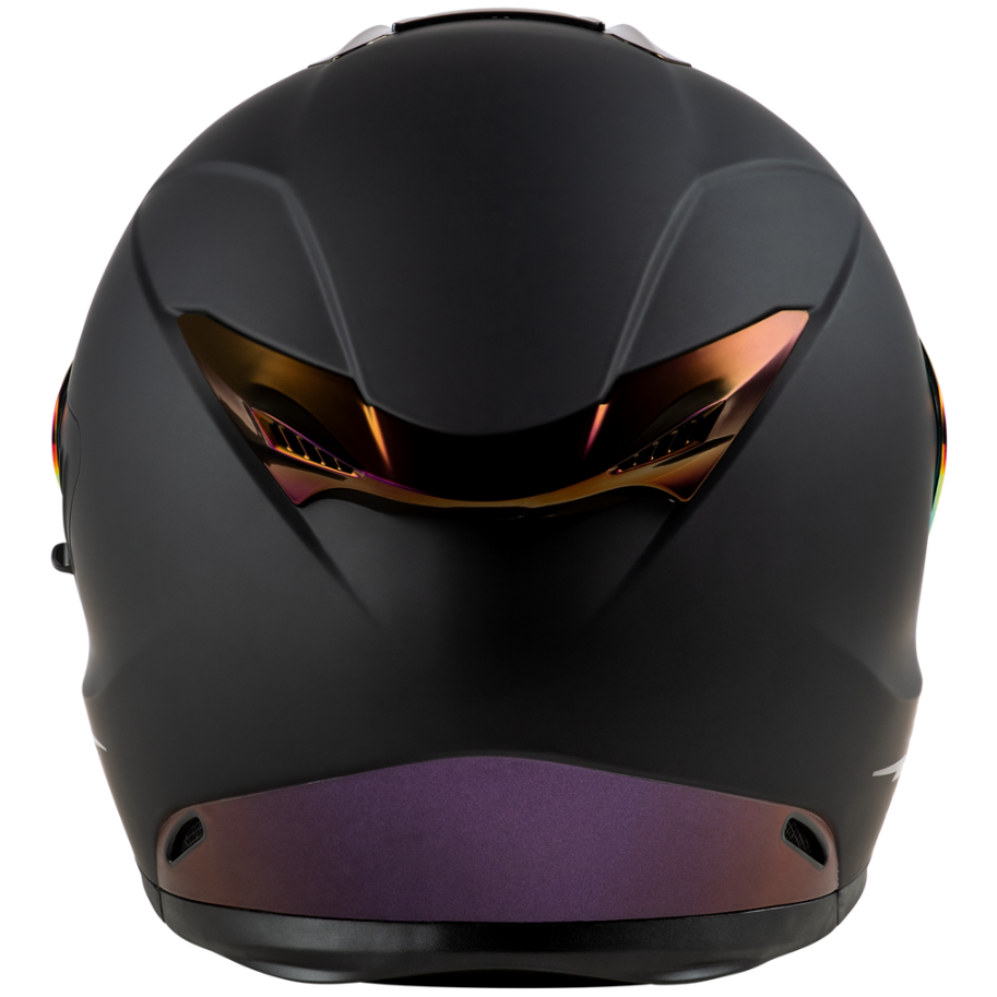 Fly Racing Sentinel Solid Helmet Matte Black/Charcoal Chrome