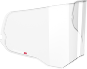 A clear motorcycle helmet visor Insert with a white inner liner, featuring the 'Pinlock' brand name and a small red '120' on the lower left, shown against a solid white background.