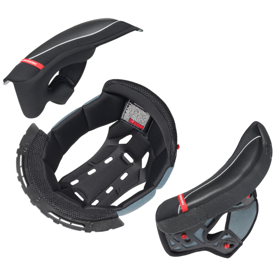 Scorpion EXO-R330 with a genuine KwikWick® C liner and cheek pad kit