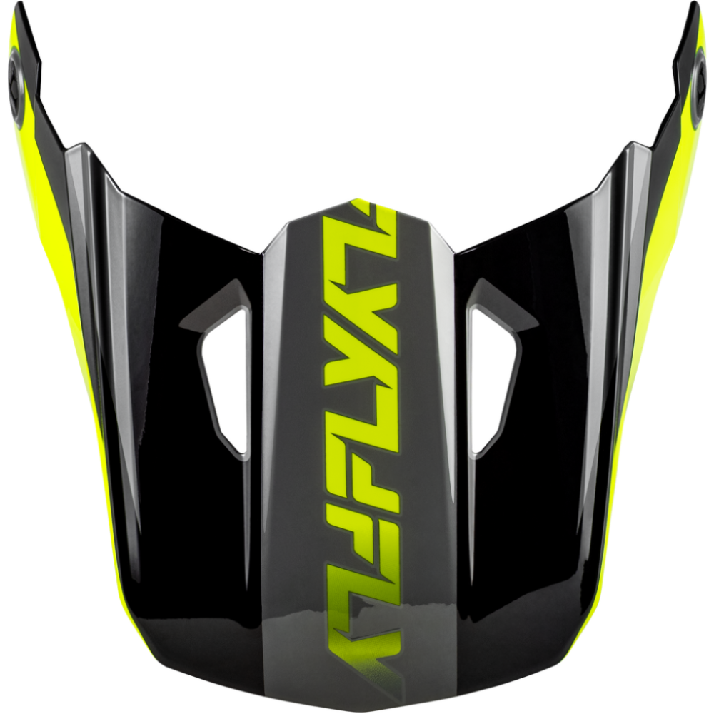 FLY RACING KINETIC CREST HELMET VISOR GREY/BLACK/HI-VIS 