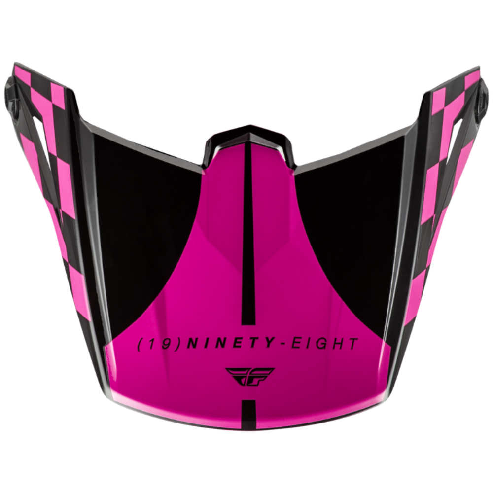 FLY RACING KINETIC LITE RIVAL HLMT VISOR GLOSS BLACK/PINK