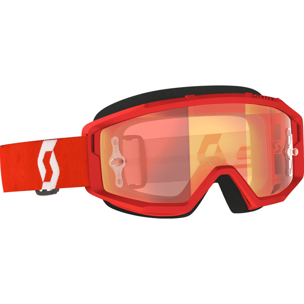 SCOTT PRIMAL GOGGLE RED/WHITE ORANGE CHROME WORKS